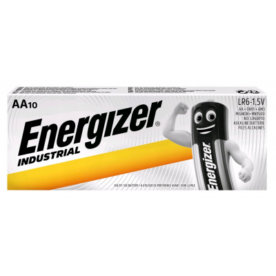 Mocne baterie alkaliczne 10 szt. ENERGIZER INDUSTRIAL LR6 R6 AA (7638900361056)